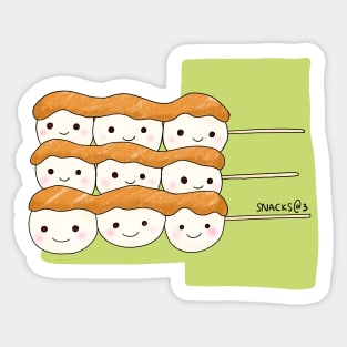 3 sets of dango triplets Sticker